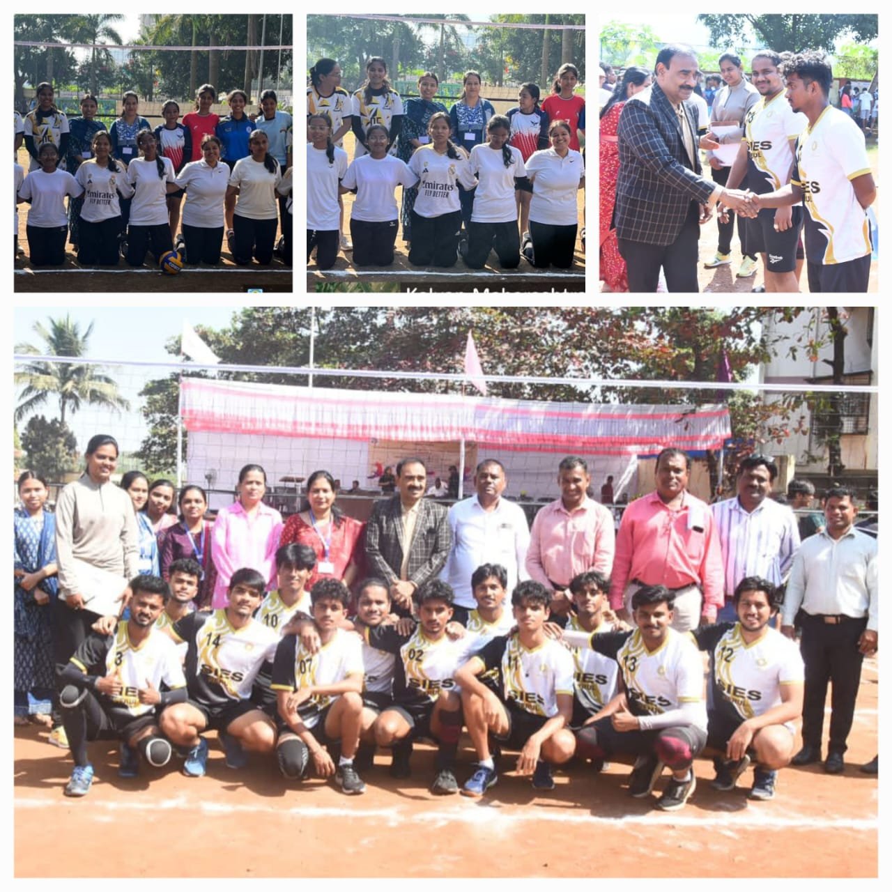 शेठ हिराचंद मुथा महाविद्यालयात ठाणे झोन अंतर्गत महाविद्यालयीन व्हॉलीबॉल स्पर्धा उत्साहात संपन्न