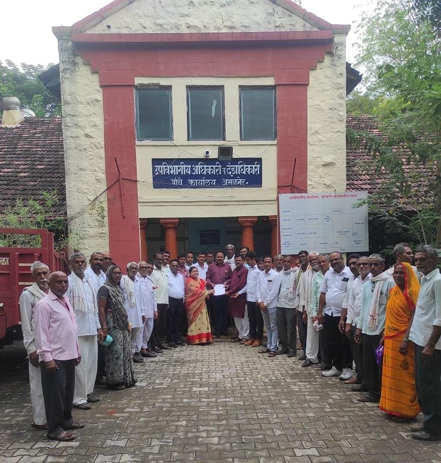 अवकाळी पावसाने अमळनेर तालुक्यात हाहाकार – पिकांचे मोठे नुकसान, शेतकऱ्यांची आर्त हाक! ,  राष्ट्रवादी काँग्रेस (शरदचंद्र गट) तर्फे प्रशासनाला तातडीने पंचनामे व मदतीची मागणी