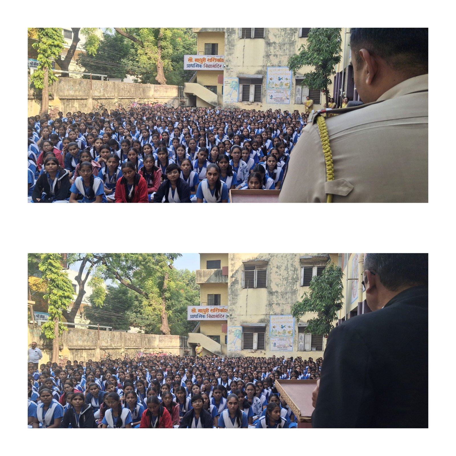 कायदे विषयक जनजागृती शिबिर श्रीमती द्रौ.रा. कन्या शाळेत उत्साहात संपन्न