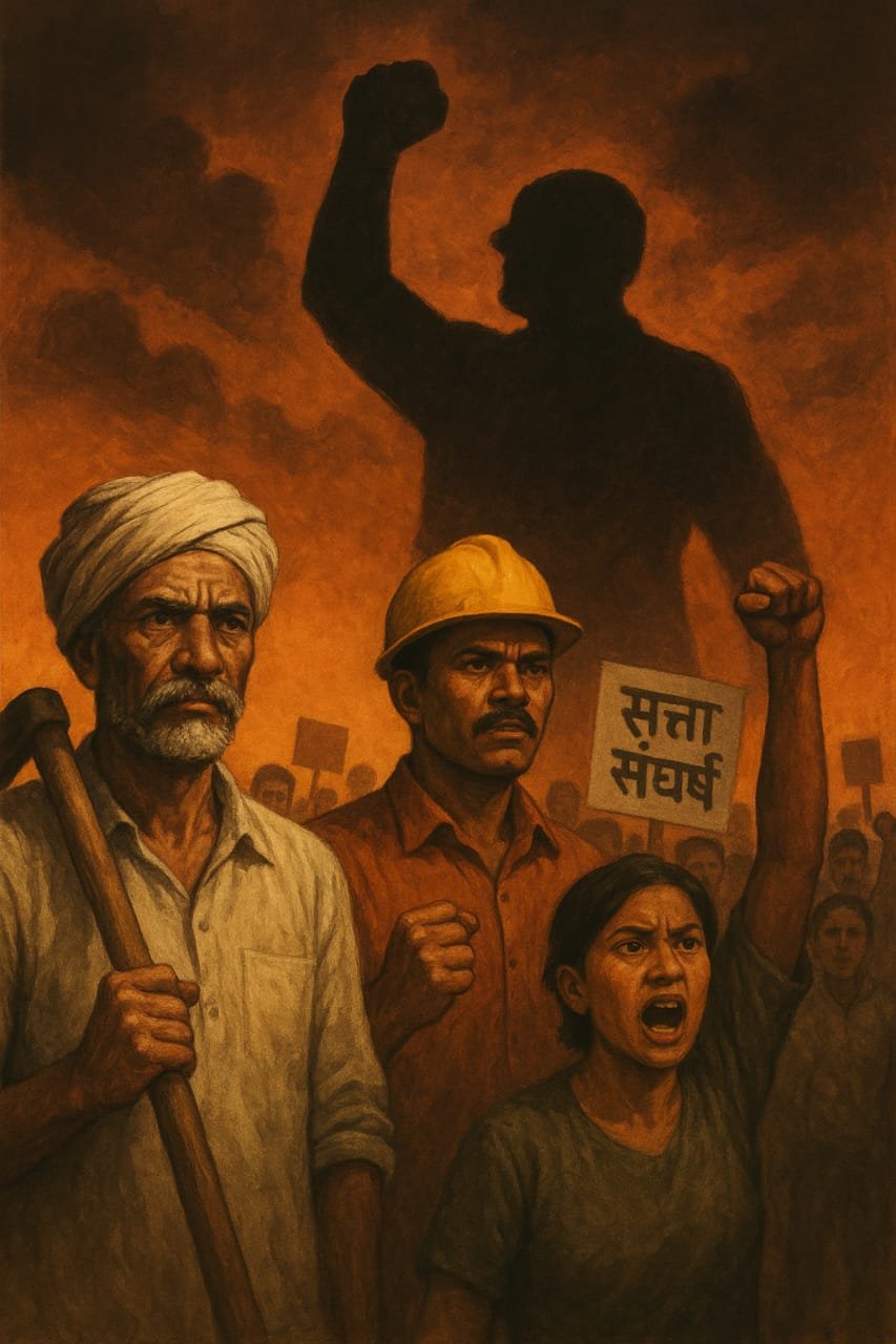 सत्ता-संघर्षाच्या सावटाखाली शेतकरी, कर्मचारी आणि सामान्य जनता पिचली!