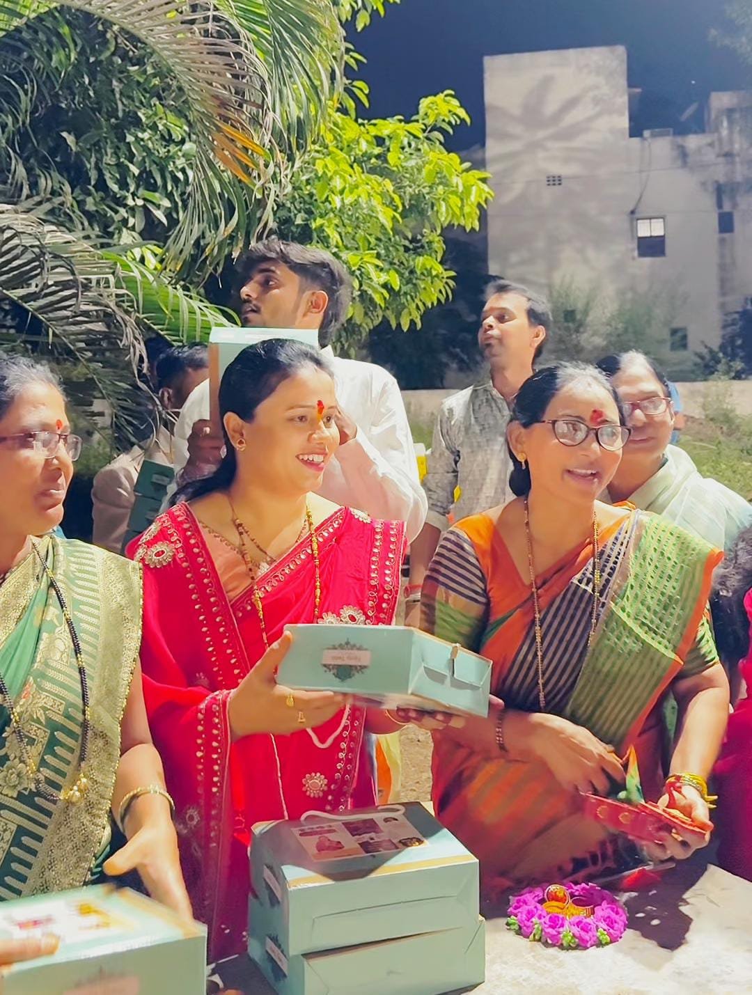 प्रभाग क्र. १५ मध्ये तुळशी विवाह व हळदी-कुंकू सोहळा उत्साहात,  सौ. भाग्यश्री जैन (पाटील) यांच्या उपक्रमांतून विकास, संस्कार आणि सेवेची एकजूट