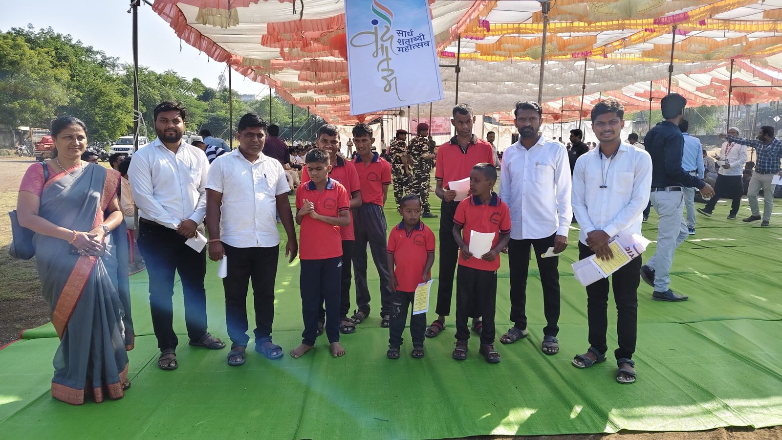 चामुंडा माता बहुउद्देशीय विकास परिसरात राष्ट्रगीताच्या १५० वर्षांचा गौरव