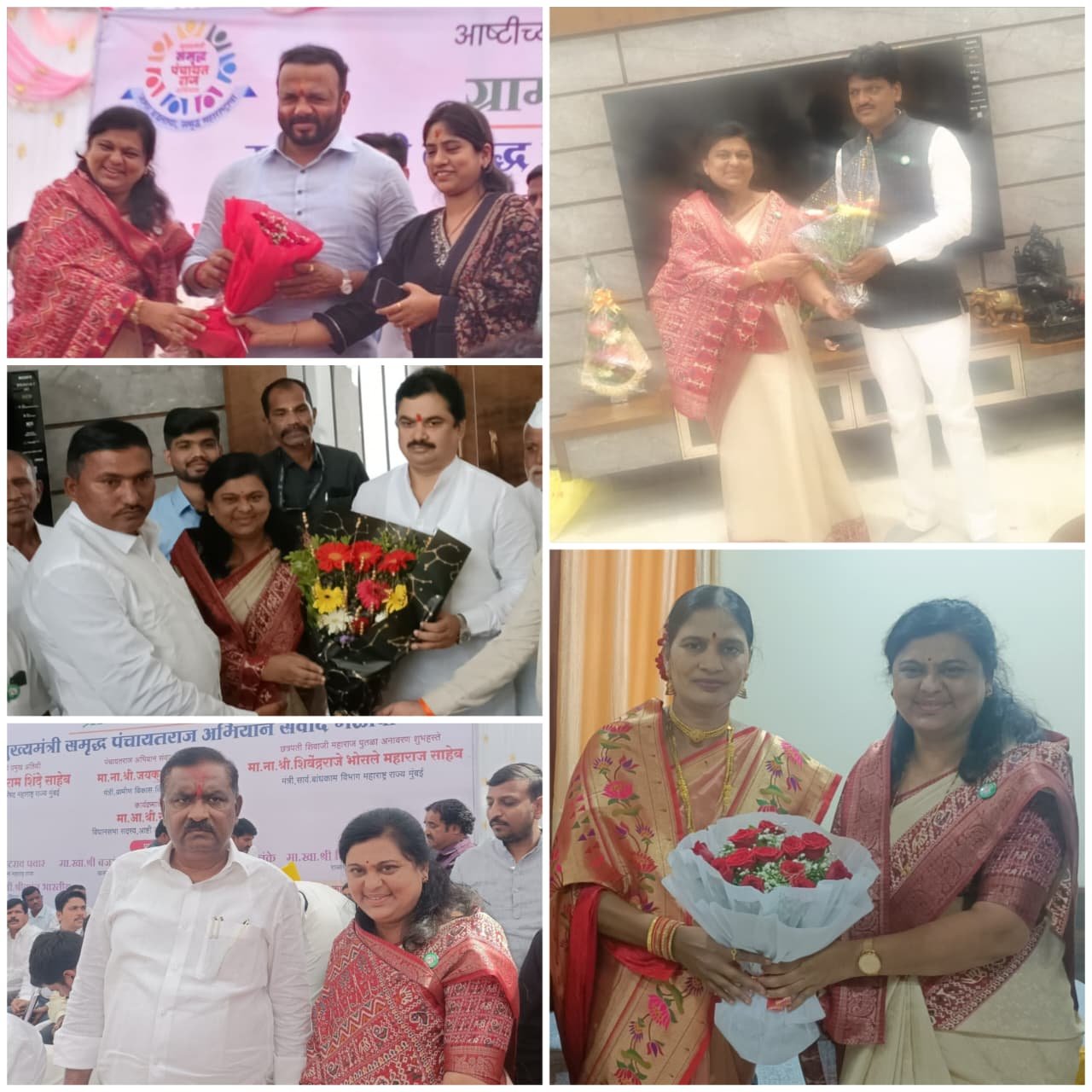 समृद्ध पंचायतराज अभियान मेळाव्यात मान्यवरांचा सत्कार; आष्टी (बीड) येथे भव्य उत्साहात कार्यक्रम संपन्न”