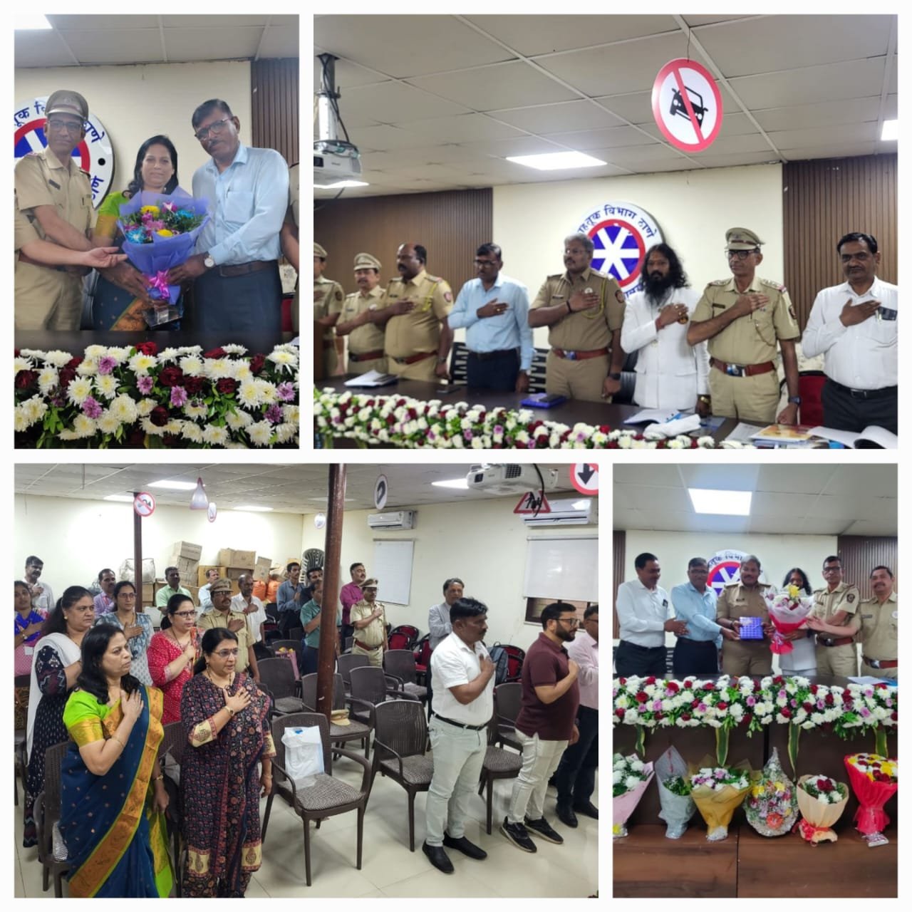 ठाणे जिल्हा आर एस पी अधिकारी शिक्षक,मुख्याध्यक यांची सहविचार सभा संपन्न.  प्रत्येक शाळेत रस्ता सुरक्षा पथक तयार करून समाजामध्ये वाहतूक नियमांची जनजागृती करणे आवश्यक- उपायुक्त पंकज शिरसाट.