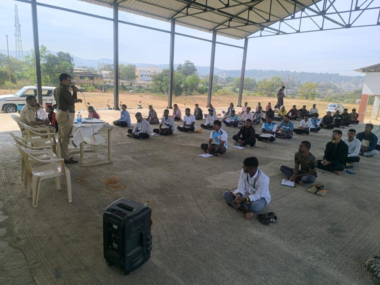 ग्रामीण तरुणांसाठी पोलीस भरती लेखी परीक्षेचा सराव  नाशिक ग्रामीण पोलीस दलाचा प्रेरणादायी उपक्रम