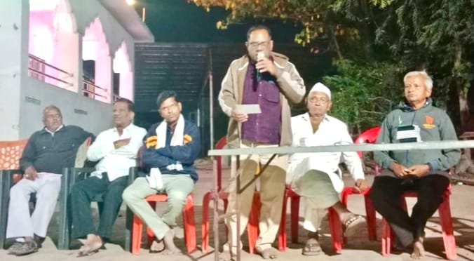 श्री मरी माता मंदिर संस्थान,व जागृती युवक मंडळचा वतीने भव्य महाप्रसाद आयोजनाबाबत बैठक संपन्न.