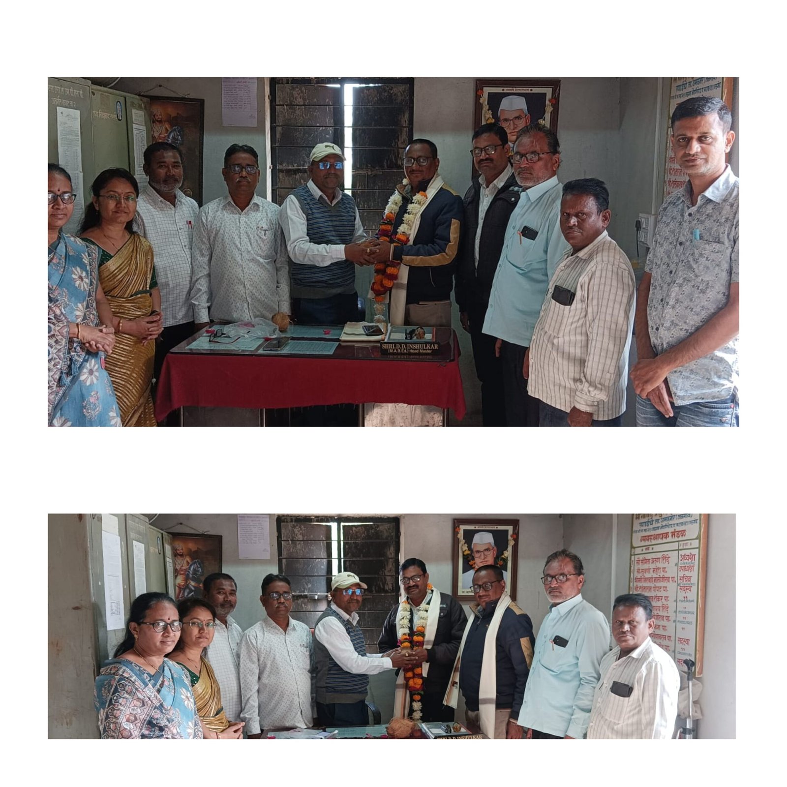 माझी शाळा सुंदर शाळा’ टप्पा क्र. ३ ची पडताळणी पूर्ण रणाईचे माध्यमिक विद्यालयास केंद्रप्रमुखांची भेट; सुविधांबाबत समाधान