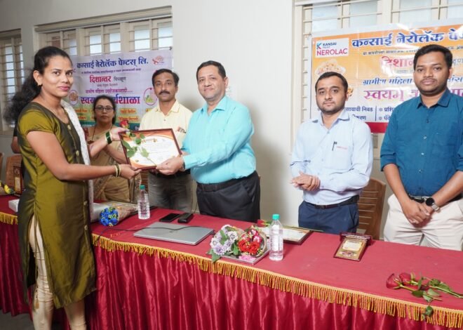 स्वयममधून उमटली लक्ष्मीची पाऊले!* *ग्रामीण महिला उद्योजकतेसाठी नेरोलॅकचे सामाजिक उत्तरदायित्व  *उपक्रम अंमलबजावणी संस्था दिशान्तर