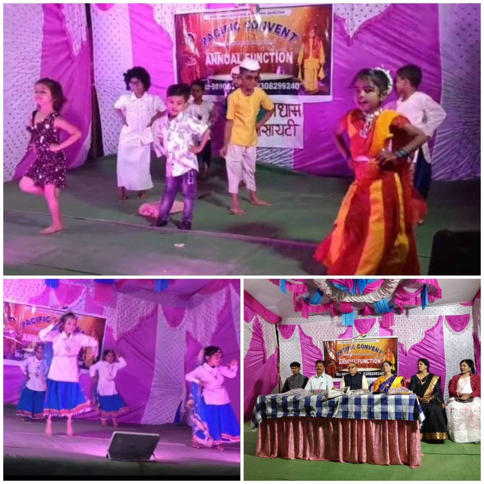 नर्सरी ते केजीच्या विद्यार्थ्यांची मनमोहक प्रस्तुती; पैसिफिक कॉन्वेंटमध्ये सांस्कृतिक जल्लोष