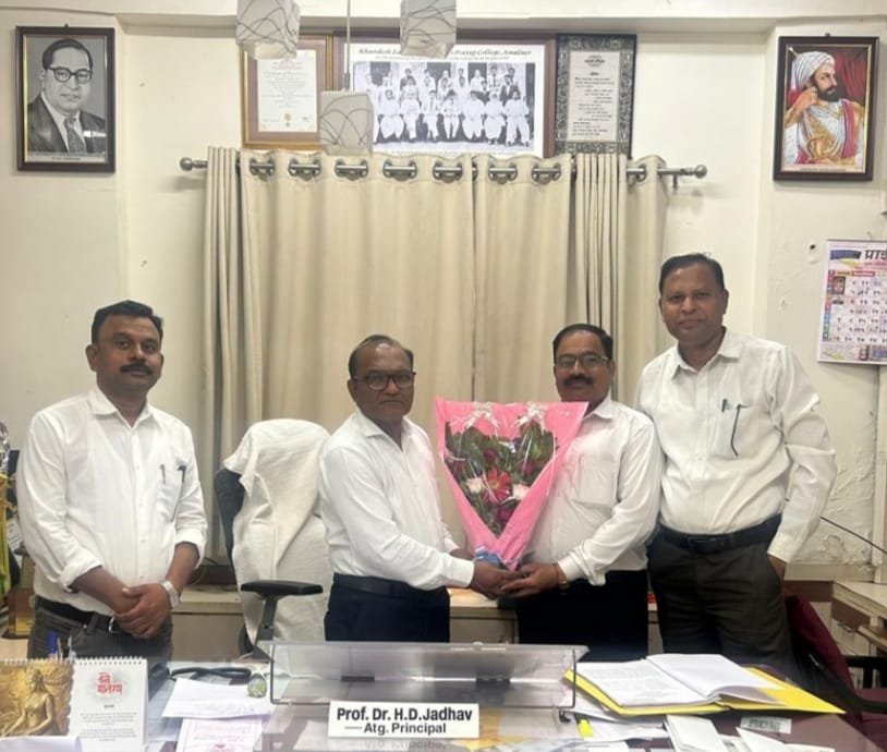 प्राणिशास्त्र विभागाला अभिमानाचा क्षण; डॉ. सरवदे राष्ट्रीय पुरस्काराने सन्मानित