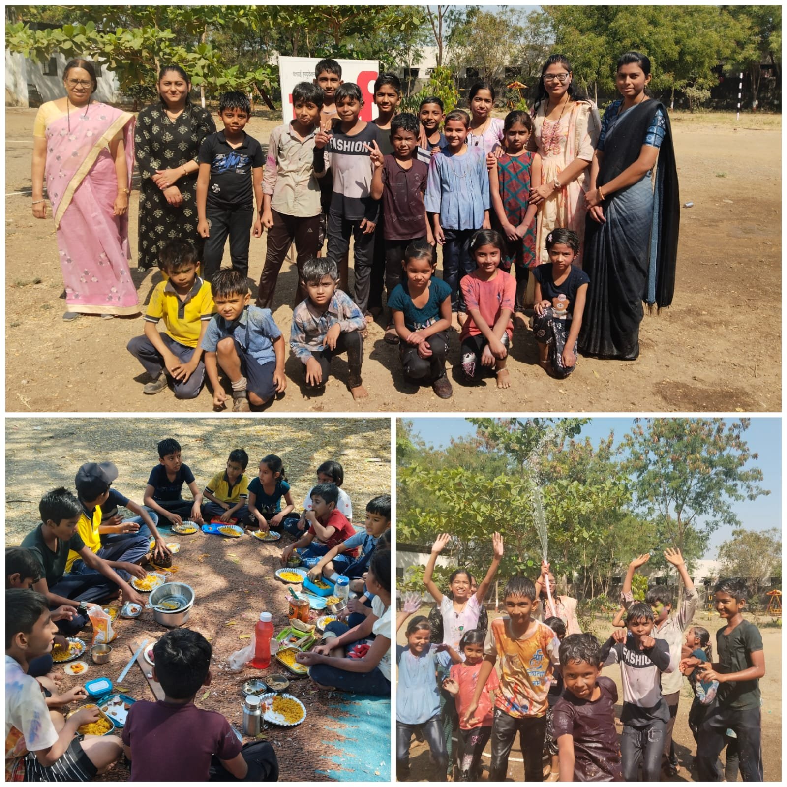 पर्ल इंटरनॅशनल स्कूलमध्ये होळी-धूलिवंदन उत्साहात साजरे