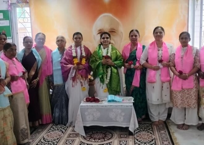 फरांदे पार्क येथील सुखमणी सेवा केंद्रात आंतरराष्ट्रीय महिला दिवस आनंदात साजरा.