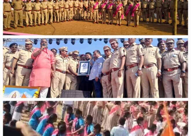 जागतिक महिला दिनी डोंबिवलीत विश्वविक्रमाची नोंद, ९ हजार १११ विद्यार्थिनींनी सामूहिक लेझिम वादनाचा रचला इतिहास