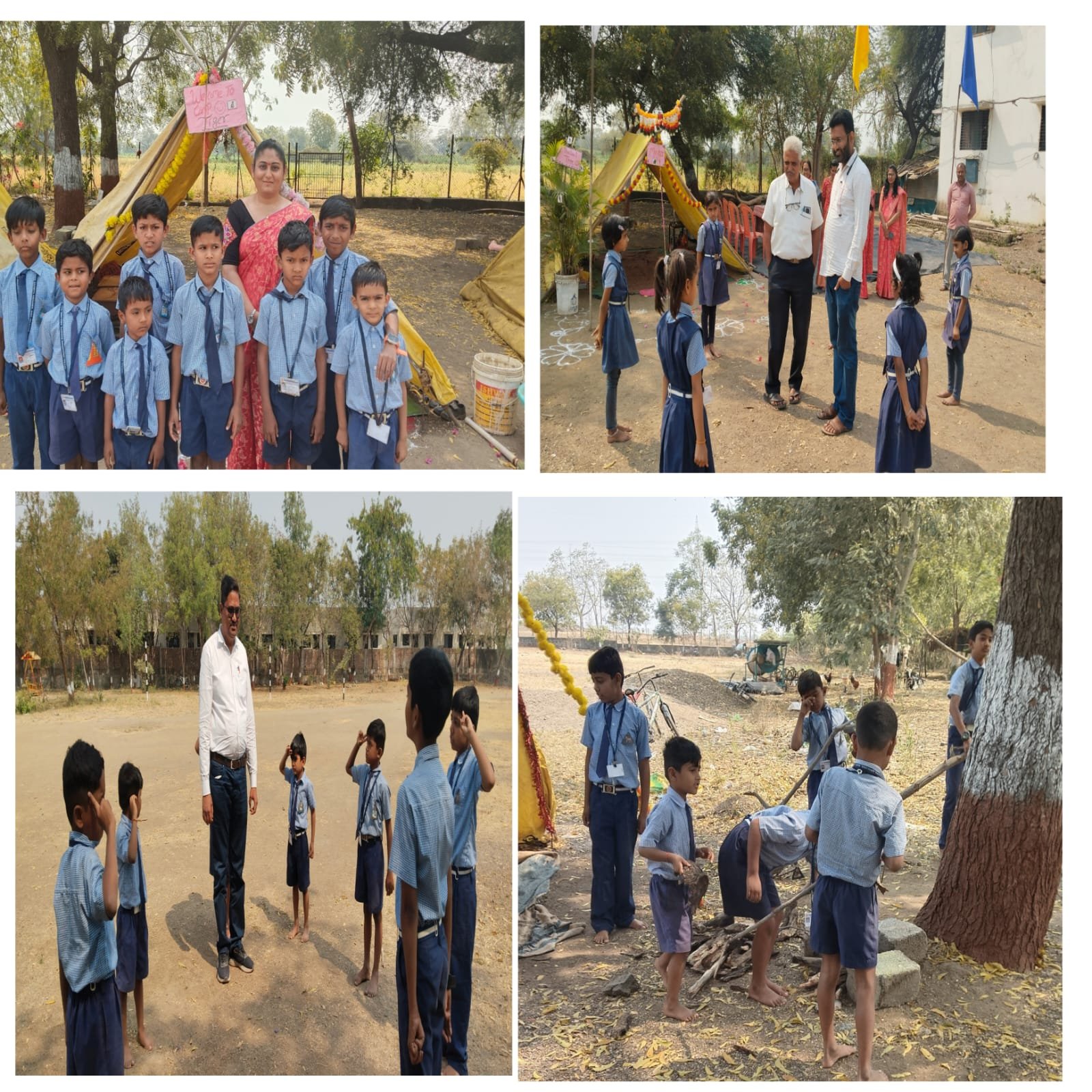 पर्ल इंटरनॅशनल स्कूल अमळनेर येथे कप बुलबुल शिबिर उत्साहात साजरा…