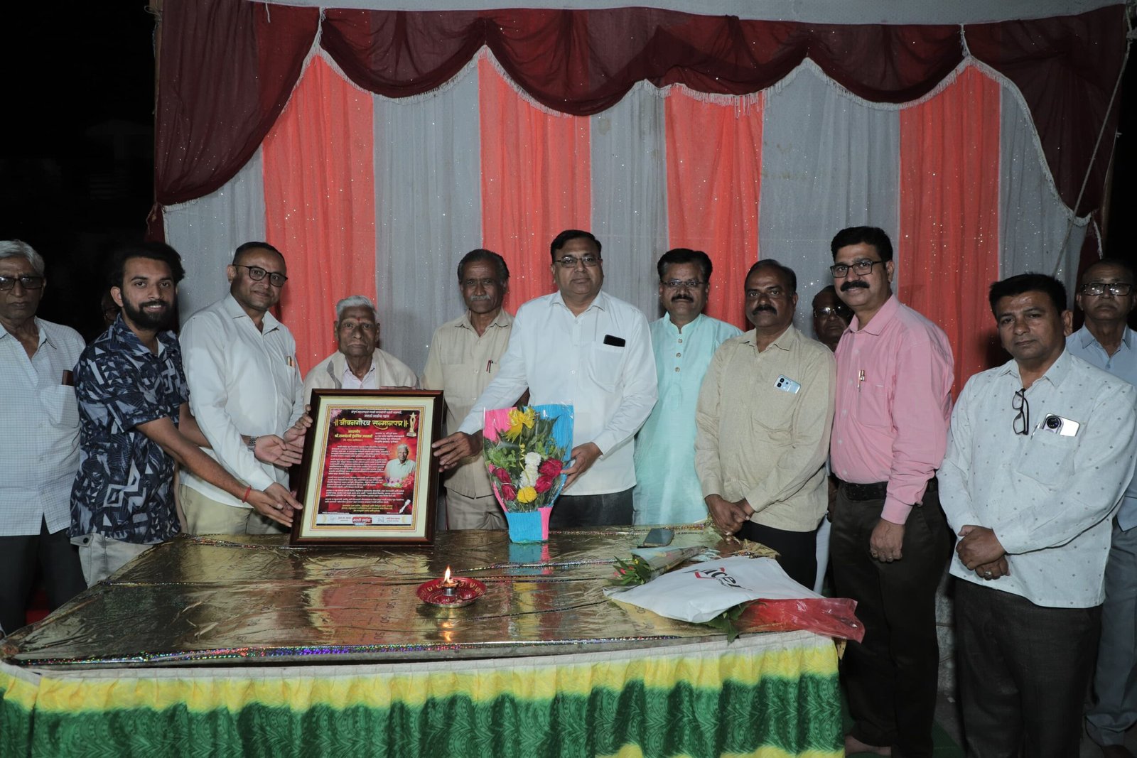 भालेरावनगर-पाटीलगढीत सामाजिक एकतेचा उत्सव; जीवनगौरव, पुरस्कार आणि सत्कार सोहळा.. , वाढदिवसाच्या निमित्ताने रामचंद्र उपासनी हे जीवनगौरव पुरस्काराने सन्मानित