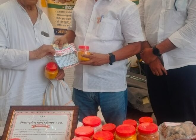 नांदेड येथे धान्य महोत्सवात विषमुक्त नैसर्गिक शेती करणाऱ्या शेतकऱ्यांचा ब्रह्माकुमारिज तर्फे सन्मान , फरांदे पार्क केंद्राच्या वतीने आध्यात्मिक सत्कार; शेतकऱ्यांनी व्यक्त केले समाधान