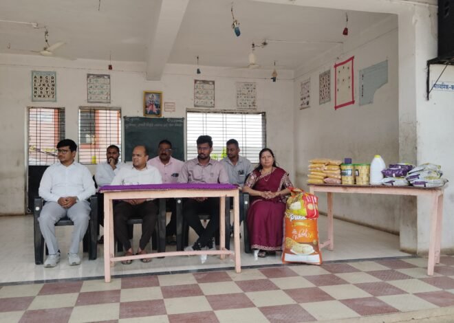 नगर परिषद पारोळ्याचा आदर्श उपक्रम : विशेष मुलांसाठी ‘भत्त्यातून’ अन्नधान्य दान ,  मुख्याधिकारी तुषार नेरकर यांच्या पुढाकारातून समाजाला प्रेरणा; परिश्रम मतिमंद निवासी शाळेला मदतीचा हात