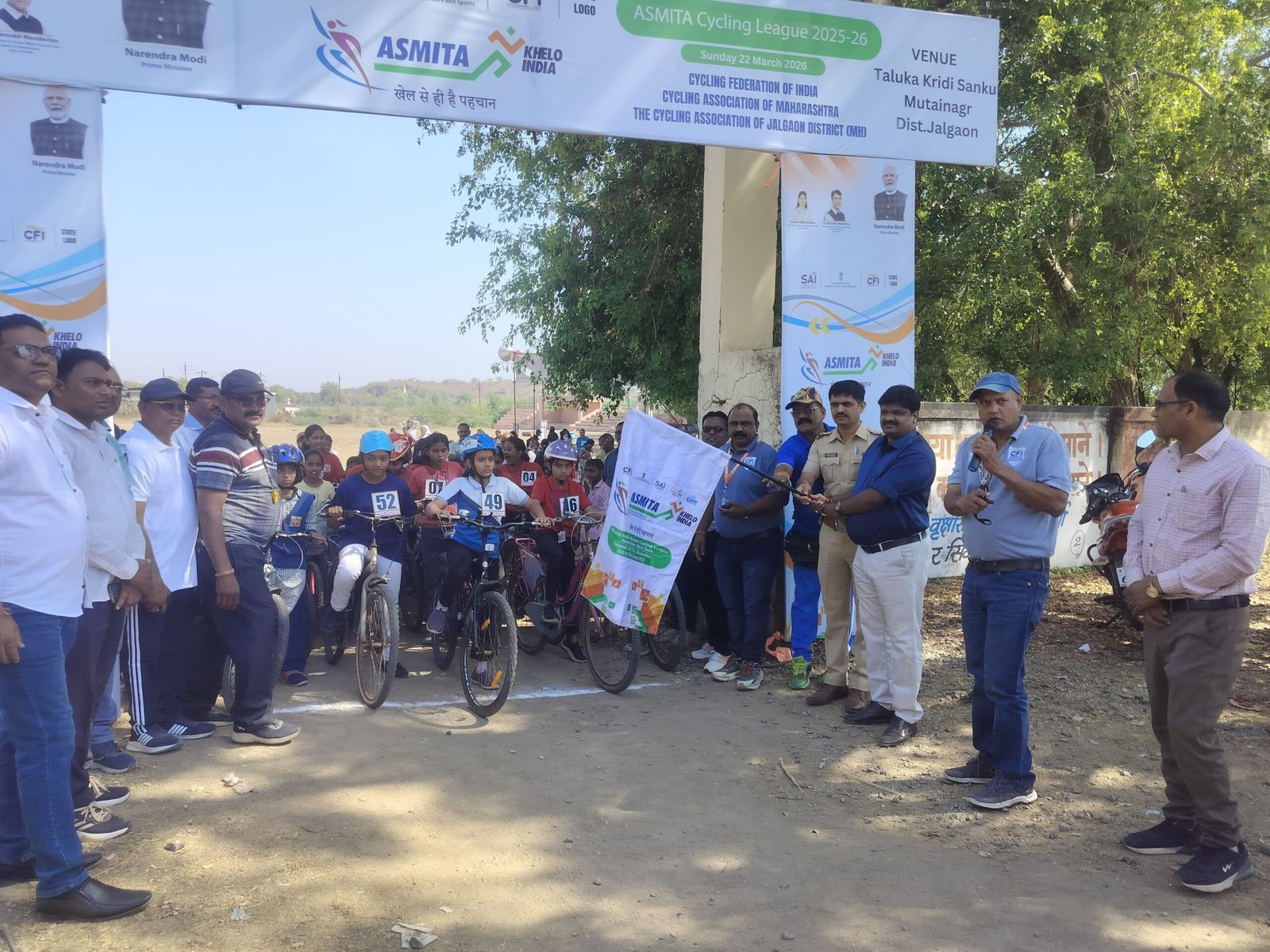 अस्मिता सायकलिंग लिग स्पर्धा मुक्ताईनगर येथे संपन्न*.