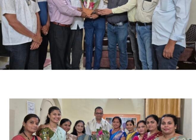 रवींद्र मोरे यांचा चर्मकार समाजातर्फे सपत्नीक सत्कार