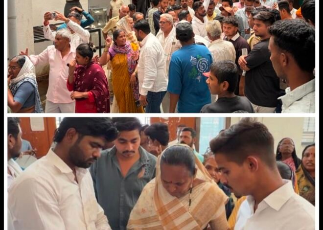 ताडेपुरा–पैलाड नागरिकांचा पालिकेवर ढोल बजावो मोर्चा; अवमानकारक वक्तव्याचा निषेध,   “नमो गार्डन ताडेपुरा येथेच होईल” – मुख्याधिकारी गणेश शिंदे यांची ग्वाही