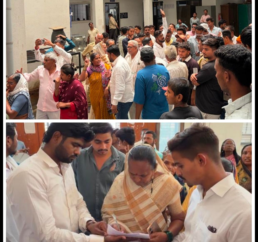 ताडेपुरा–पैलाड नागरिकांचा पालिकेवर ढोल बजावो मोर्चा; अवमानकारक वक्तव्याचा निषेध,   “नमो गार्डन ताडेपुरा येथेच होईल” – मुख्याधिकारी गणेश शिंदे यांची ग्वाही