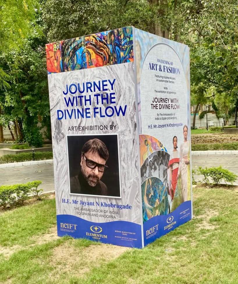 मुत्सद्देगिरी आणि कुंचल्याचा अनोखा संगम: राजदूत जयंत खोब्रागडे यांचा ‘आत्मरंग’*