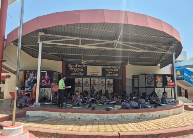 पी. एम. श्री केंद्रीय विद्यालयात संयुक्त जयंती महोत्सव निमित्त चित्रकला स्पर्धा संपन्न