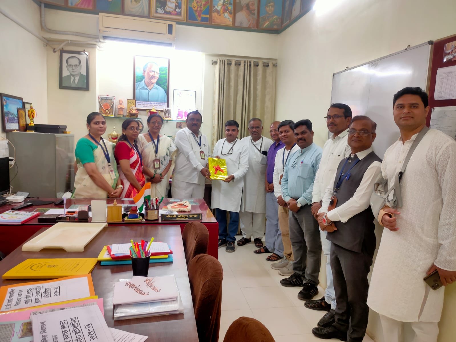 गांधी तीर्थ राज्यस्तरीय स्वच्छ शाळा स्पर्धा २०२६ अंतर्गत ए. टी. झांबरे विद्यालयाचे मूल्यांकन उत्साहात संपन्न