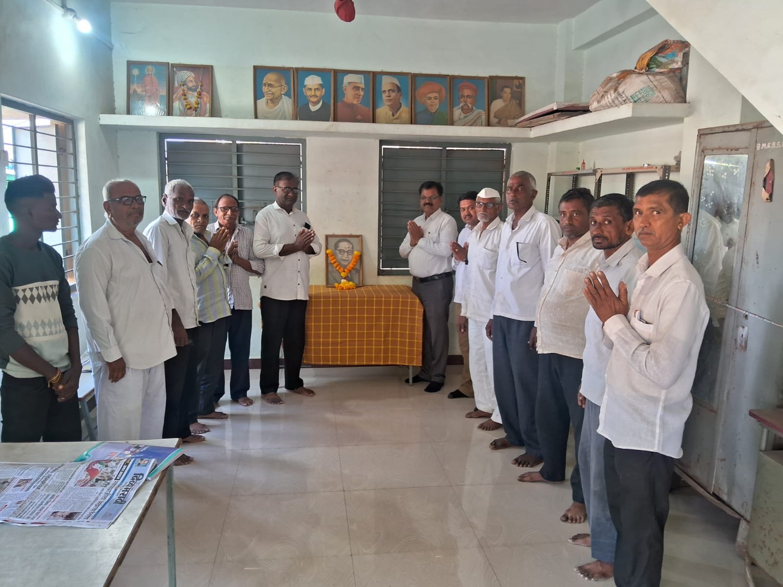 साने गुरुजी सार्वजनिक वाचनालयात डॉ. बाबासाहेब आंबेडकर जयंती उत्साहात साजरी