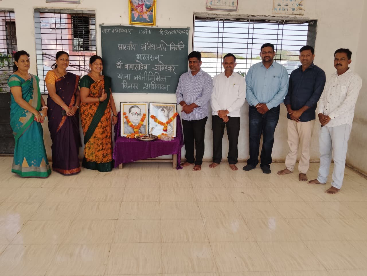 समता, शिक्षण आणि स्वाभिमानाचा जागर”; परिश्रम निवासी शाळेत डॉ. बाबासाहेब आंबेडकर जयंती उत्साहात साजरी