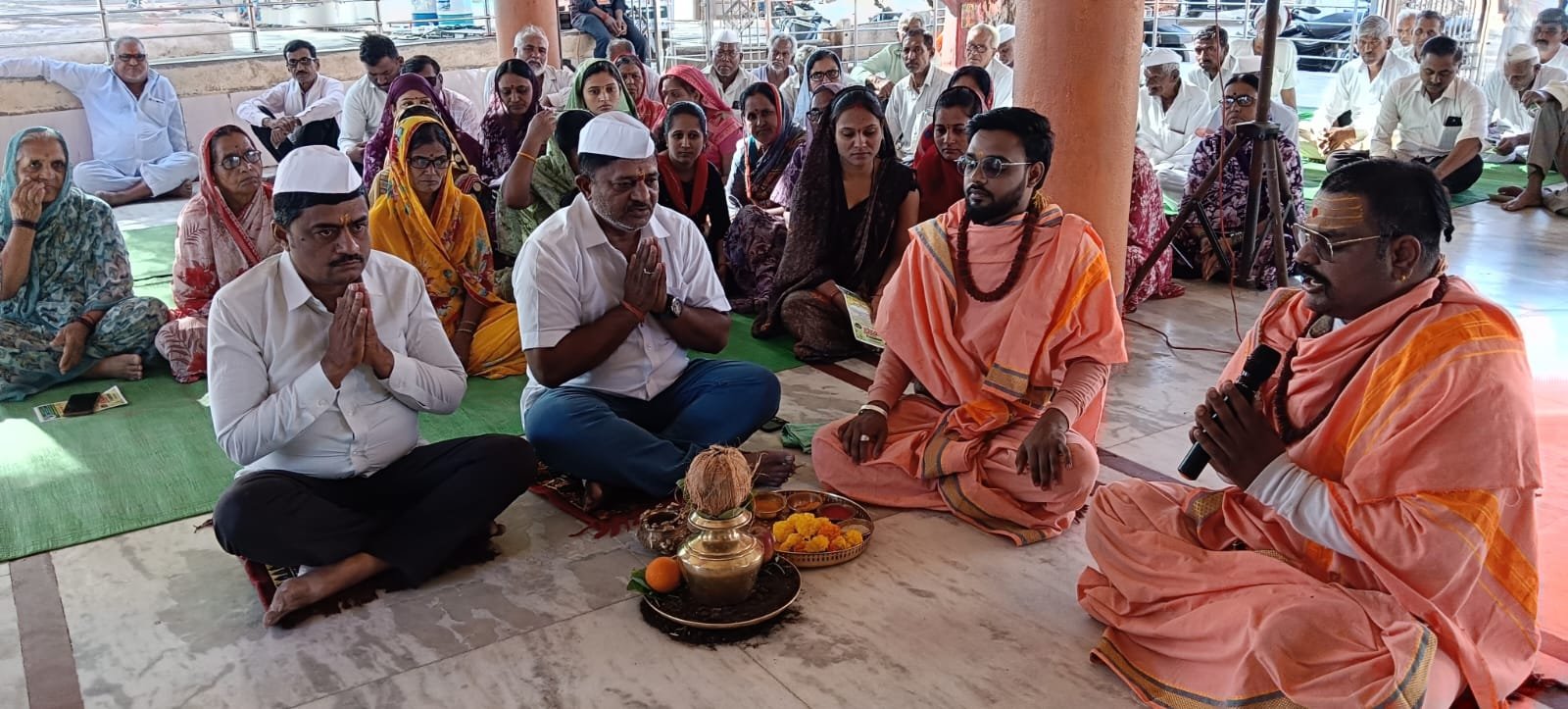 कन्हेरेत भूमीमाता पूजनाने शेतकऱ्यांकडून उत्स्फूर्त जनजागर , फापोरे बुद्रुक, हिंगोणे खुर्द, सडावण बुद्रुक, कोळपिंप्री येथेही रथ दाखल