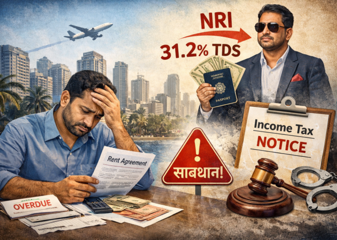 घरमालक NRI असल्यास भाडेकरूंना सावधानतेचा इशारा., ​सावधान! घरमालक ‘एनआरआय’ असल्यास ३१.२% टीडीएस भरणे बंधनकारक; माहिती लपवल्यास भाडेकरू अडचणीत.