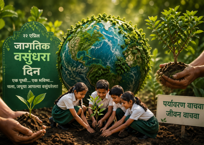 जागतिक वसुंधरा दिन : पर्यावरण रक्षणाची सामूहिक जबाबदारी