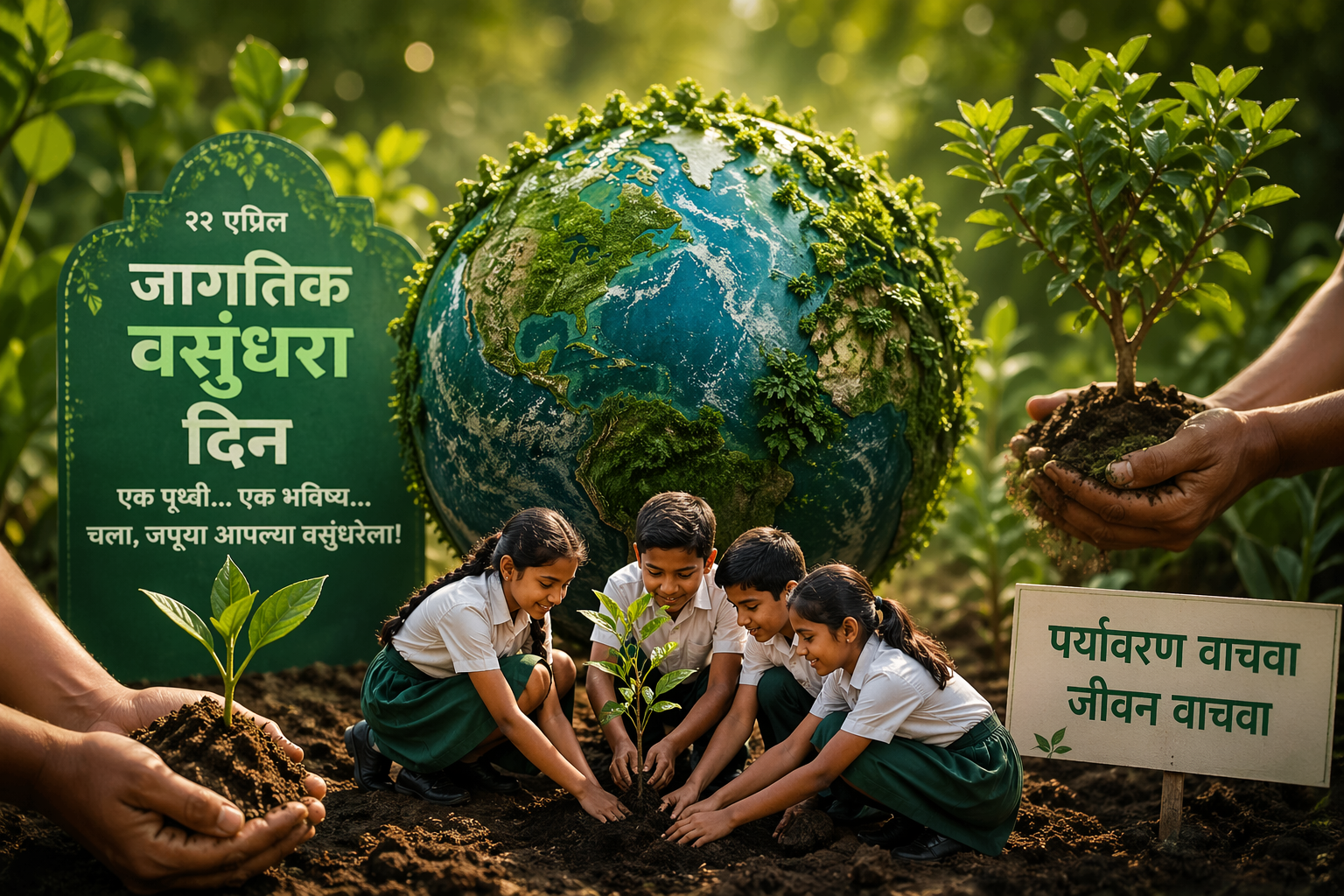 जागतिक वसुंधरा दिन : पर्यावरण रक्षणाची सामूहिक जबाबदारी