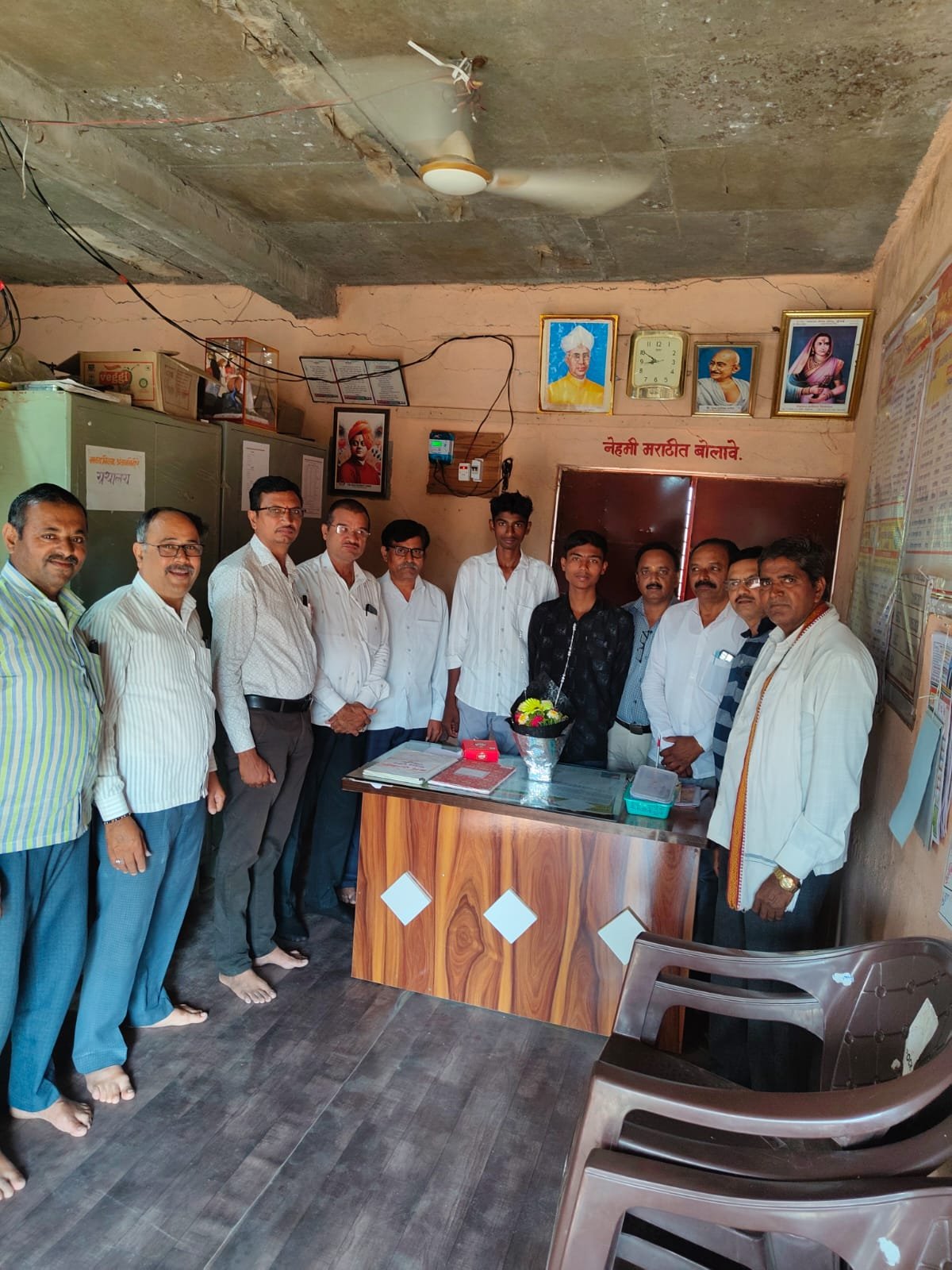 माध्यमिक विद्यालय अंजनविहिरे येथे गुणवंत विद्यार्थ्यांचा सत्कार संपन्न