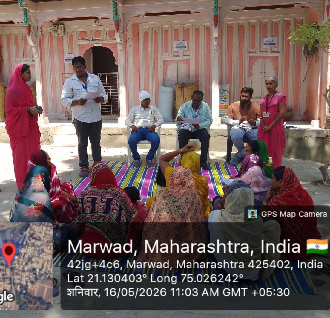 डेंग्यूमुक्त गावासाठी स्वच्छता, कोरडा दिवस व पाण्याची भांडी झाकून ठेवण्यावर भर ,प्राथमिक आरोग्य केंद्र मारवडचा उपक्रम; ग्रामस्थांना डेंग्यू प्रतिबंधाचे दिले प्रभावी मार्गदर्शन
