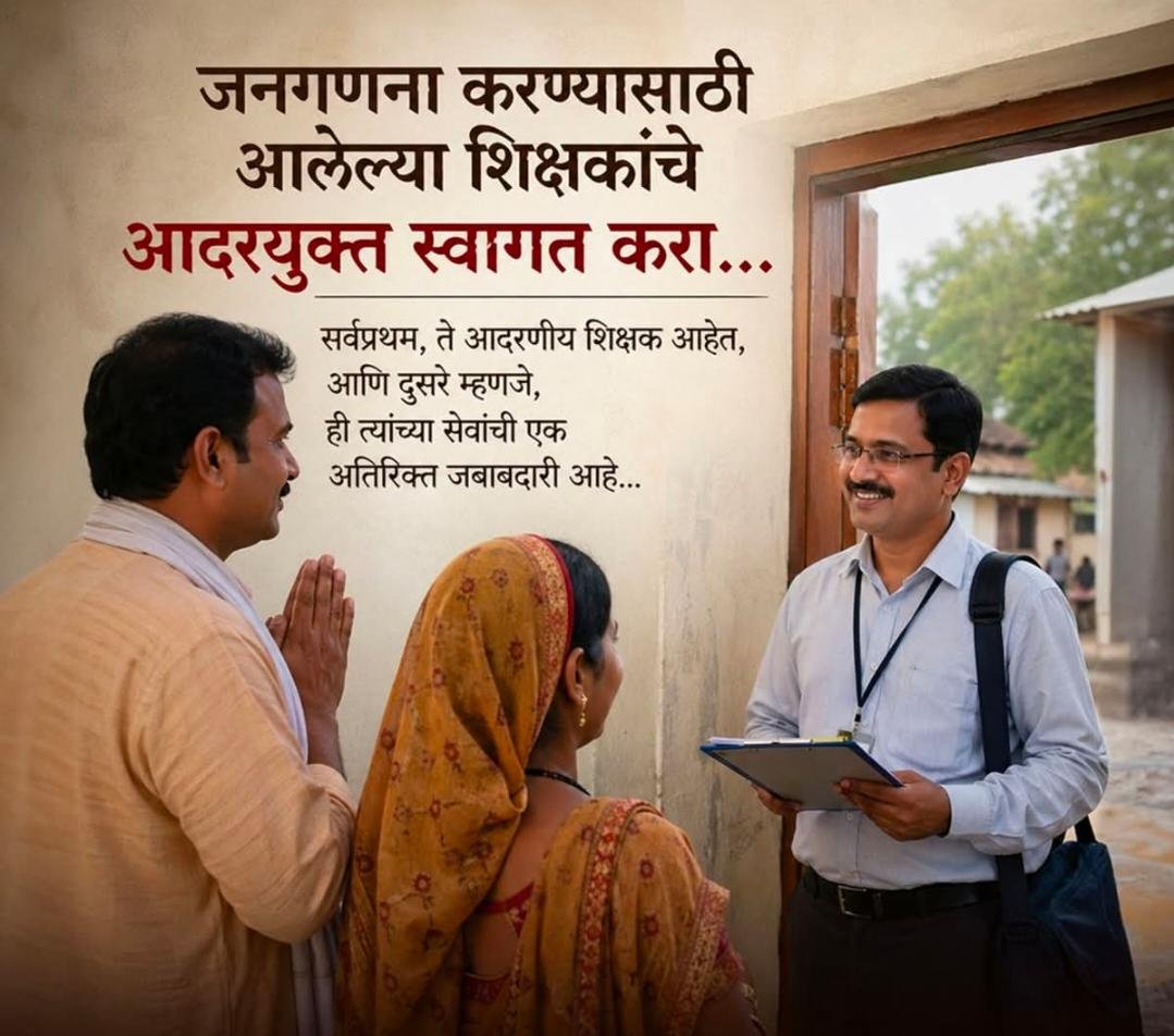 जनगणनेचे काम करणाऱ्या शिक्षकांना सन्मानाची वागणूक देण्याचे आदेश  अनिल बोरनारे यांच्या निवेदनावर ठाणे डिस्ट्रिक्ट को-ऑपरेटिव हाऊसिंग फेडरेशनचे निर्देश