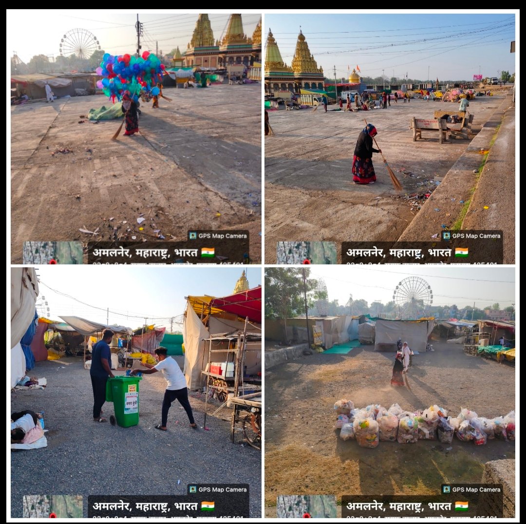 यात्रा उत्सवात नगरपालिकेची स्वच्छता मोहीम जोरात; भाविकांसाठी स्वच्छतेचा आदर्श उपक्रम