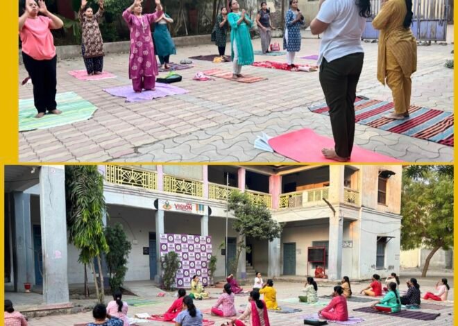 न्यू व्हिजन स्कूल, अमळनेर येथे सात दिवसीय योगशिबीर उत्साहात संपन्न , महिलांचा उत्स्फूर्त प्रतिसाद ; योग, प्राणायाम व शुद्धीक्रियांचे विनामूल्य प्रशिक्षण