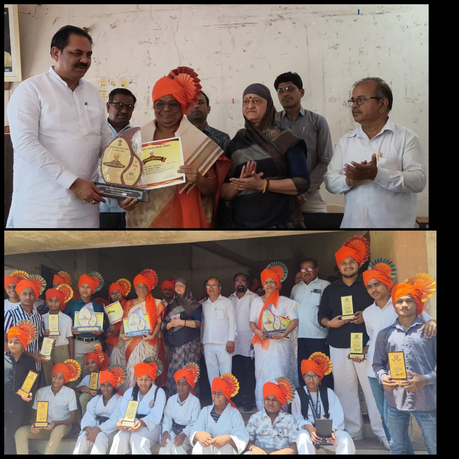 अमळनेरमध्ये आदर्श शिक्षकांचा गौरव; दिव्यांग विद्यार्थ्यांना साहित्य वाटप , महाराष्ट्र दिनानिमित्त पंचायत समिती शिक्षण विभागाचा भव्य उपक्रम – मान्यवरांच्या उपस्थितीत कार्यक्रम उत्साहात संपन्न