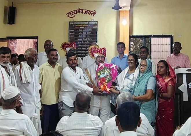 हा सन्मान माझ्या कार्याची पावती’ — ज्ञानेश्वर पाटील; सेवापूर्ती सत्कार सोहळा उत्साहात  , कळमसरे ग्रामपंचायतीत भावनिक क्षण; ज्ञानेश्वर पाटील यांना निरोप, नितीन पाटील यांचे स्वागत