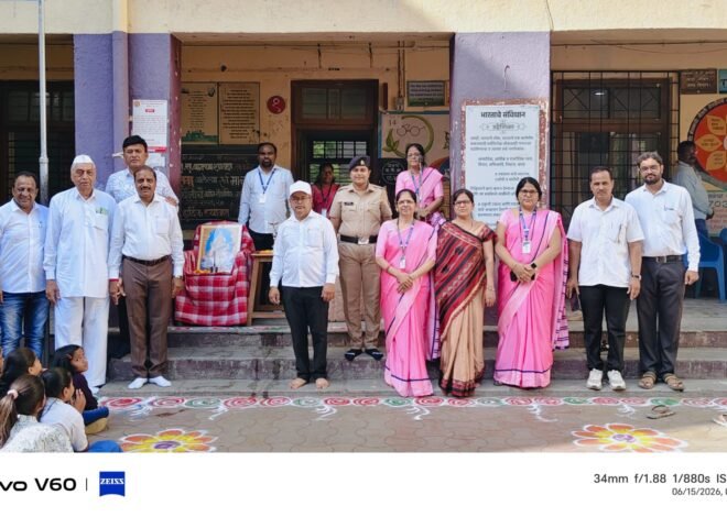 ढोल-ताशे, फुलांचा वर्षाव आणि आतषबाजीने द्रौपदीबाई कन्या शाळेत प्रवेशोत्सवाचा जल्लोष! , विद्यार्थिनींचे औक्षण, गुलाबपुष्प वितरण व पाठ्यपुस्तक वाटपासह नव्या शैक्षणिक वर्षाचे उत्साहात स्वागत