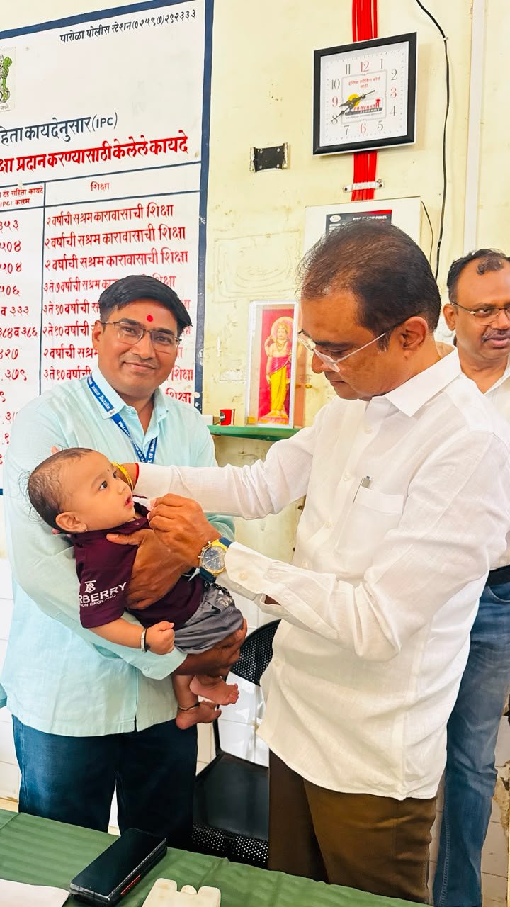 प्रत्येक बालकापर्यंत पोलिओचे दोन थेंब पोहोचविण्याचा निर्धार; पारोळ्यात मोहिमेचा प्रारंभ