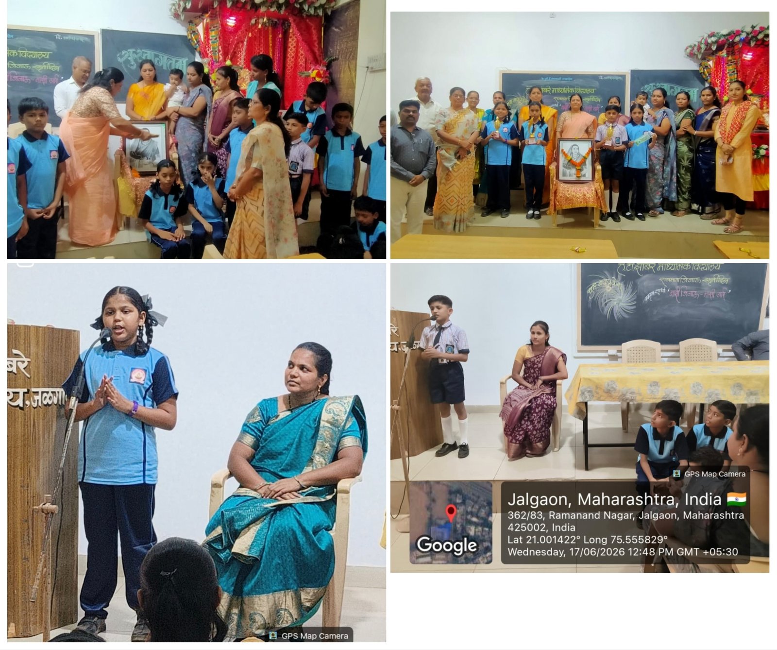 ए. टी. झांबरे माध्यमिक विद्यालयात राजमाता जिजाऊ स्मृतिदिनानिमित्त ‘माझी जिजाऊ, माझी आई’ वक्तृत्व स्पर्धा उत्साहात