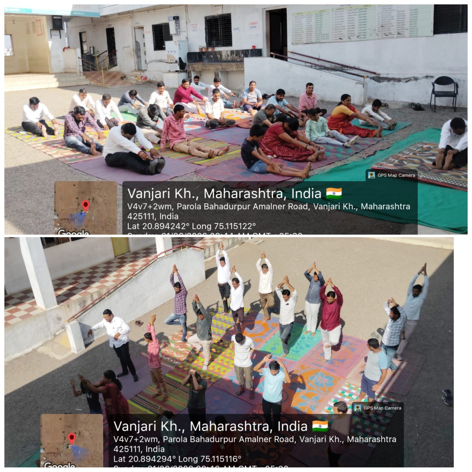 परिश्रम मतिमंद निवासी शाळेत आंतरराष्ट्रीय योग दिन उत्साहात साजरा
