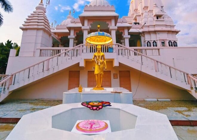 नीलकंठ वर्णी महाराजांच्या दिव्य मूर्ती स्थापना सोहळ्याने अमळनेर नगरी भक्तिरसात न्हाऊन निघणार,  ४ जुलै रोजी बीएपीएस श्री स्वामीनारायण मंदिरात महापूजा, कथा-प्रवचन व भव्य स्थापना समारंभ; धुळे येथील कोठारी संतांसह विख्यात कथाकार संतांची पावन उपस्थिती