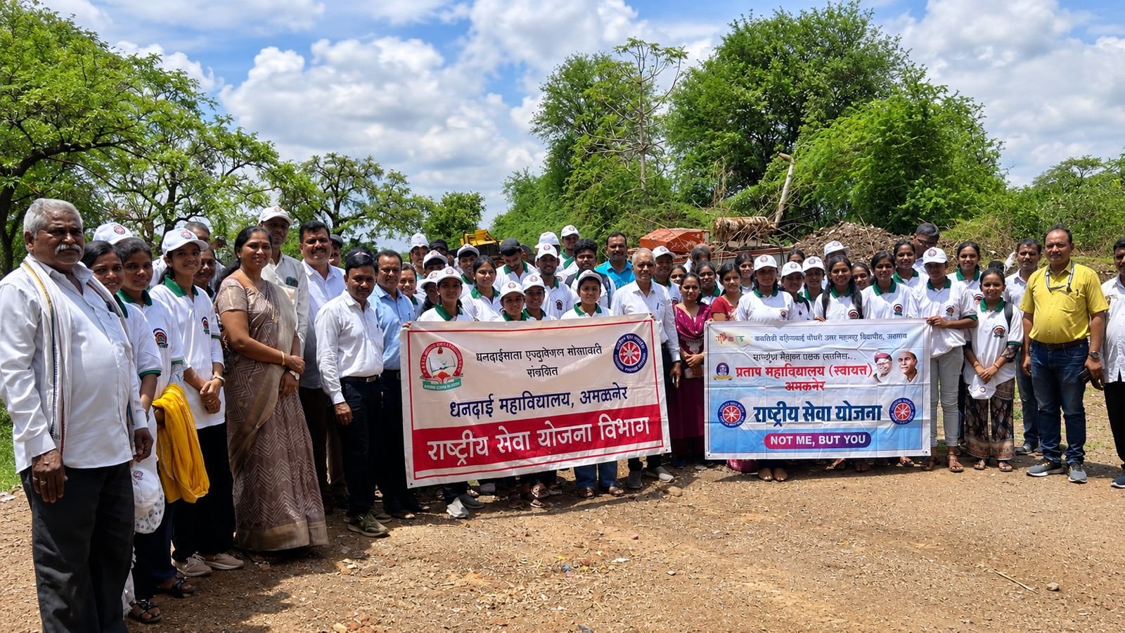 स्वच्छ वारी, हरित वारी उपक्रमातून एन. एस. एस. तर्फे पर्यावरण संवर्धनाचा संदेश*
