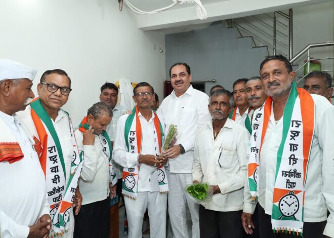 खोकरपाट सरपंचांचा भाजपाला सोडचिट्ठीदेत राष्ट्रवादीत जाहीर प्रवेश;  नवनियुक्त सरपंच नितीन पाटील यांनी स्वीकारला पदभार