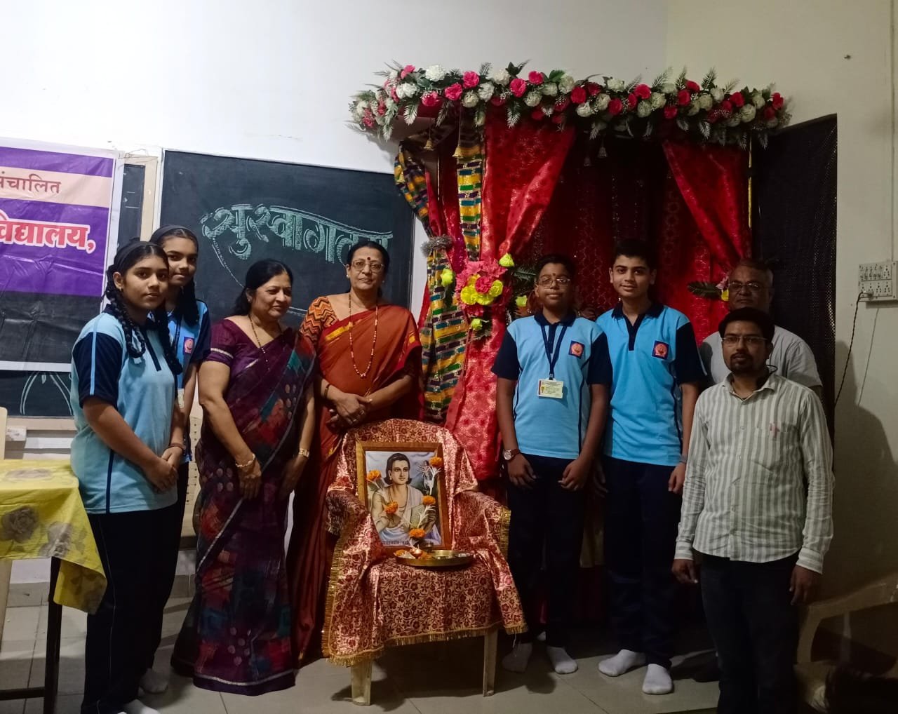 ए. टी. झांबरे माध्यमिक विद्यालयात ‘कविकुलगुरू कालिदास दिन’ उत्साहात साजरा