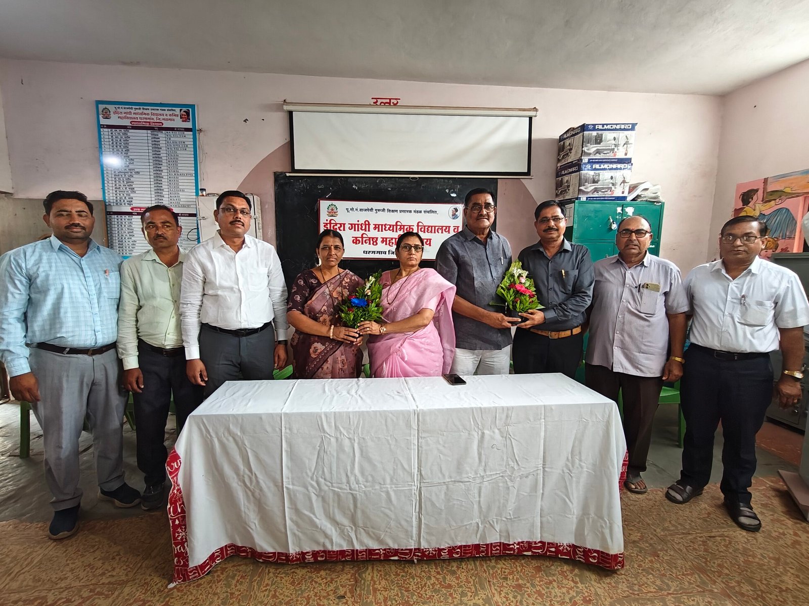 इंदिरा गांधी विद्यालयाची गौरवशाली झेप; प्रथमच उपमुख्याध्यापक पदाला मंजुरी, अनिल पाटील उपमुख्याध्यापक तर भारती पाटील पर्यवेक्षीका